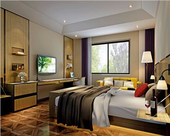 現(xiàn)代酒店家具公司建設(shè)完成近1000平米的酒店家具實(shí)景展廳